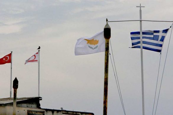 Σημαίες Κύπρου, Ελλάδας, Τουρκίας